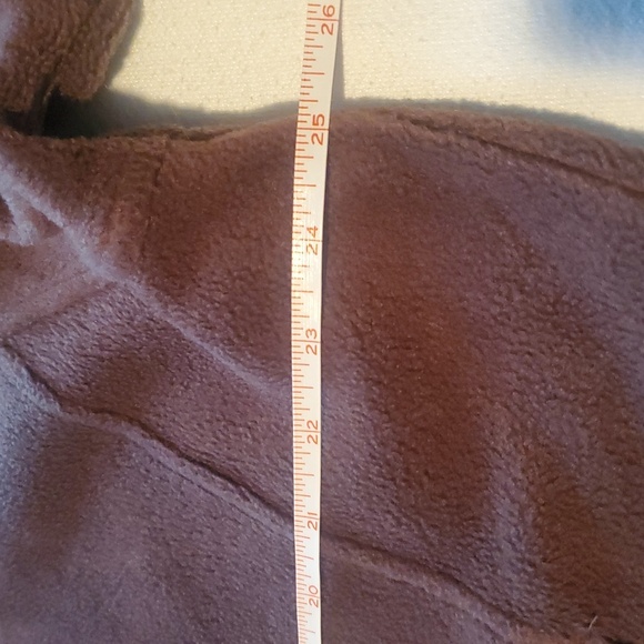 Columbia Brown Fleece Full Zip Pocketed Womens Full Zip Cinched Jacket Sz. XL - Picture 8 of 10